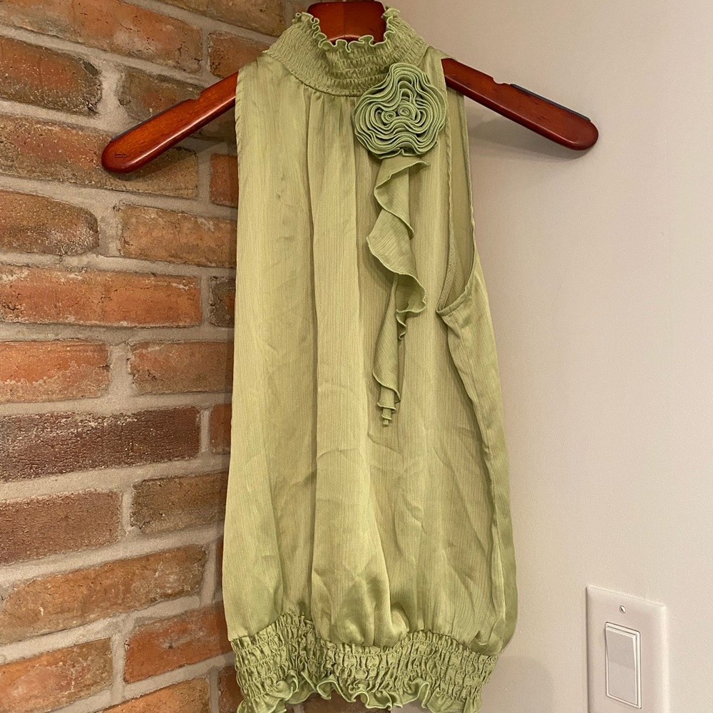 B Wear Blouse in green size L